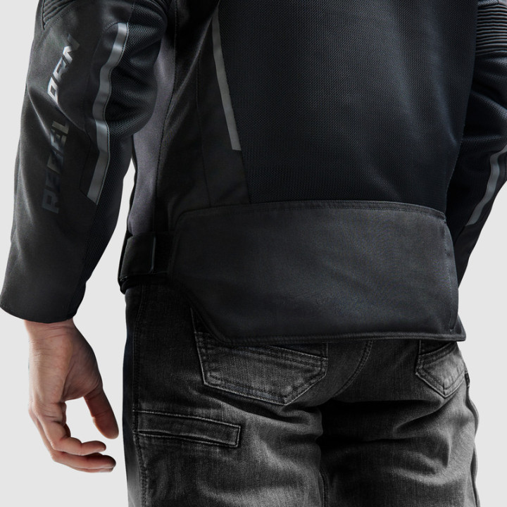 KURTKA MOTOCYKLOWA TEKSTYLNA REBELHORN VANDAL MESH BLACK