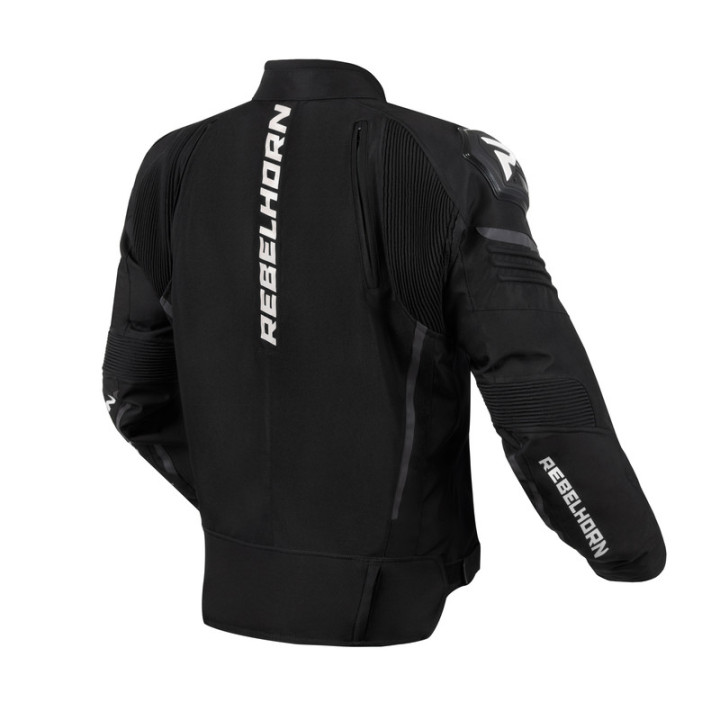 KURTKA MOTOCYKLOWA TEKSTYLNA REBELHORN VANDAL BLACK WHITE
