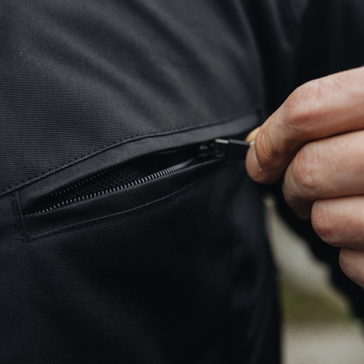 KURTKA MOTOCYKLOWA TEKSTYLNA REBELHORN VANDAL BLACK WHITE