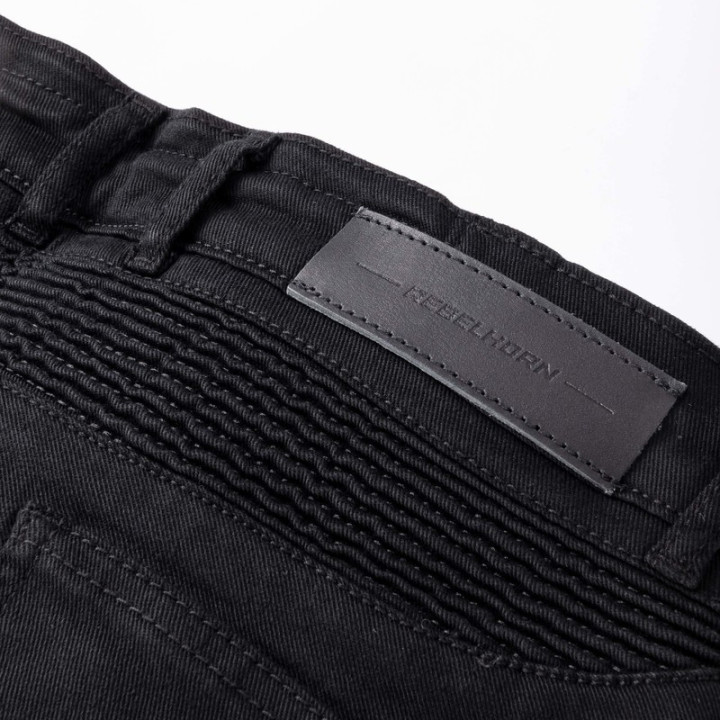JEANSY MOTOCYKLOWE REBELHORN VANDAL TWILL BLACK 40/34