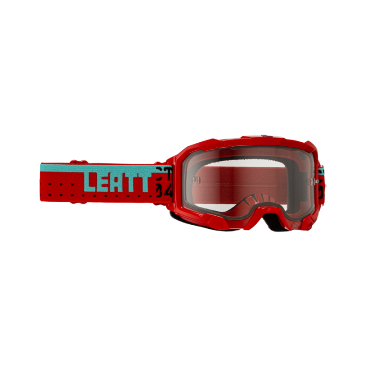 GOGLE LEATT VELOCITY 4.5 83 VLT TEAL CLEAR OS