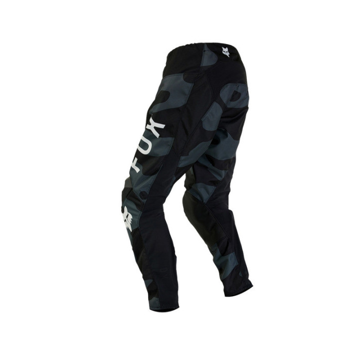 SPODNIE MOTOCYKLOWE FOX 180 BNKR BLACK CAMO