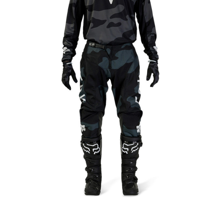 SPODNIE MOTOCYKLOWE FOX 180 BNKR BLACK CAMO