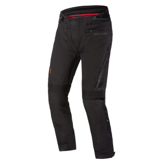 SPODNIE MOTOCYKLOWE TEKSTYLNE OZONE VULCAN BLACK (KRÓTKA NOGAWKA) S-3XL