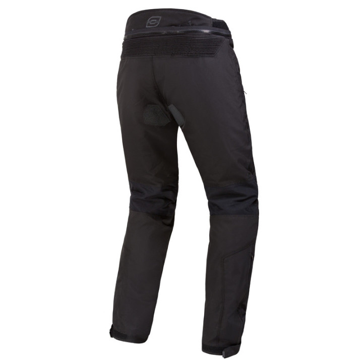 SPODNIE MOTOCYKLOWE TEKSTYLNE OZONE VULCAN BLACK (KRÓTKA NOGAWKA) S-3XL