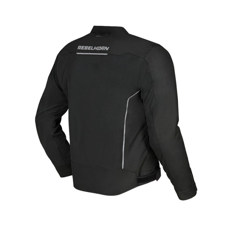 KURTKA MOTOCYKLOWA TEKSTYLNA REBELHORN WAVE BLACK