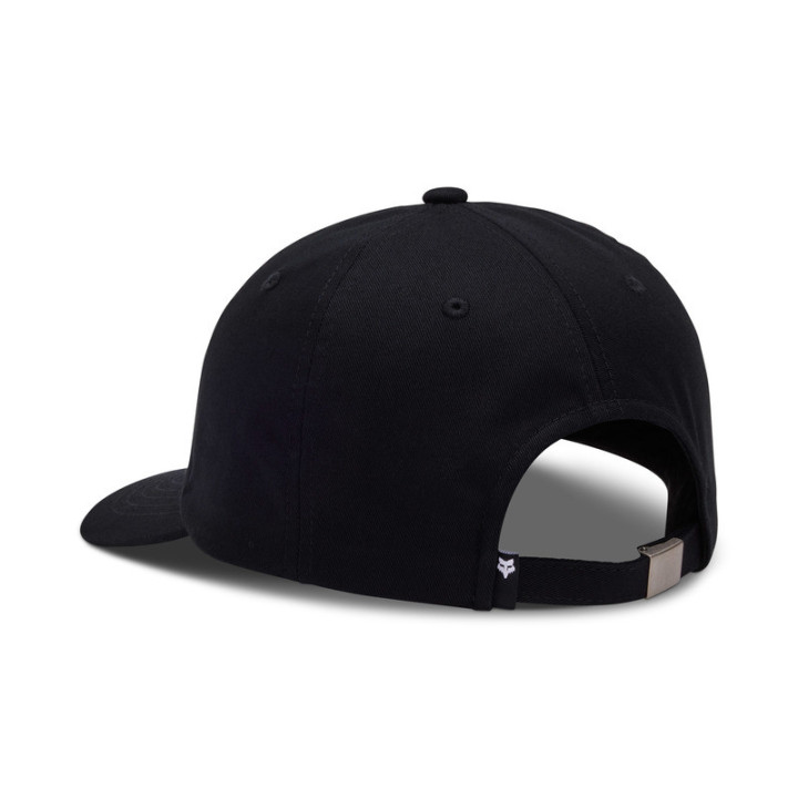 CZAPKA Z DASZKIEM FOX WORDMARK ADJUSTABLE BLACK WHITE OS