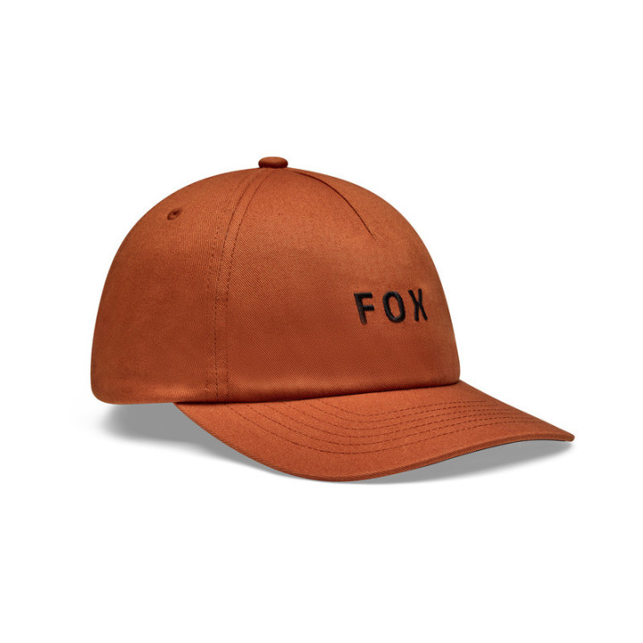 CZAPKA Z DASZKIEM FOX WORDMARK ADJUSTABLE COGNAC OS