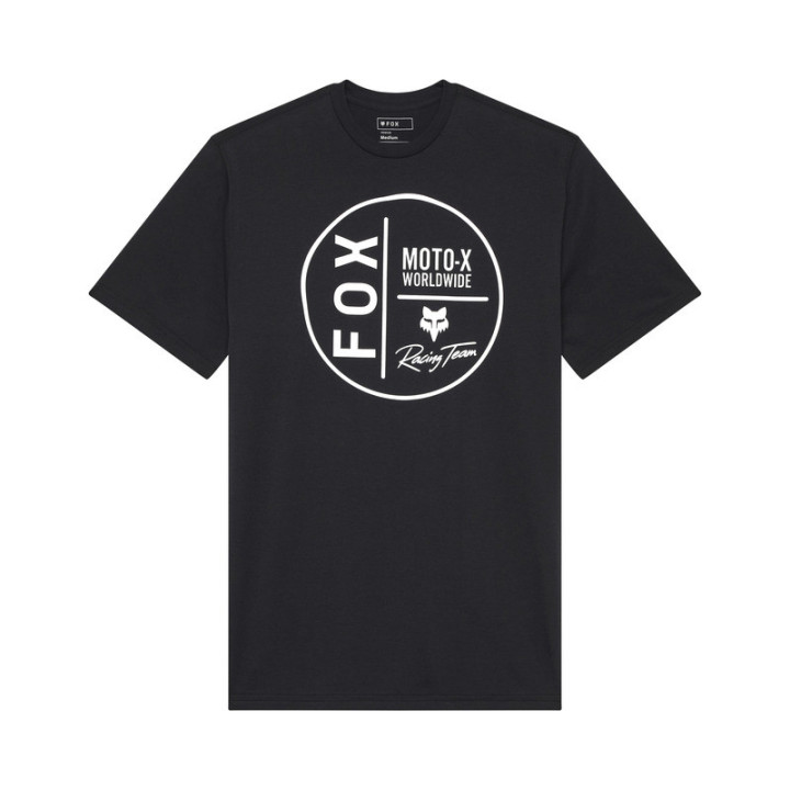 T-SHIRT FOX WORLDWIDE PREM BLACK