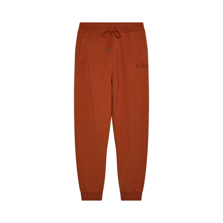 SPODNIE FOX WORDMARK FLEECE JOGGER COGNAC