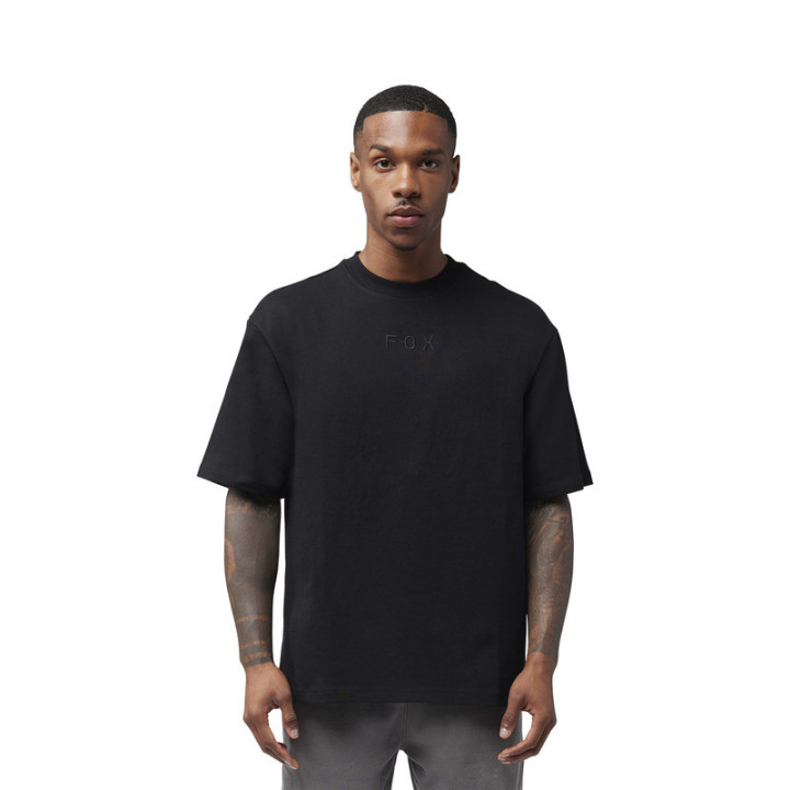 T-SHIRT FOX WORDMARK OVERSIZED BLACK
