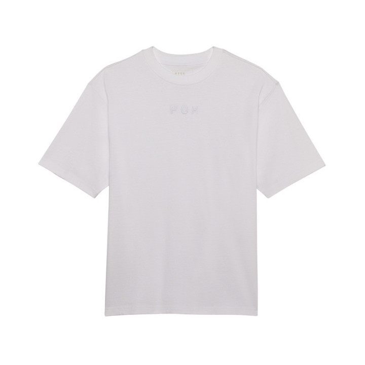 T-SHIRT FOX WORDMARK OVERSIZED OPTIC WHITE