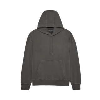 BLUZA Z KAPTUREM FOX WORDMARK OVERSIZED FLEECE PO PEWTER