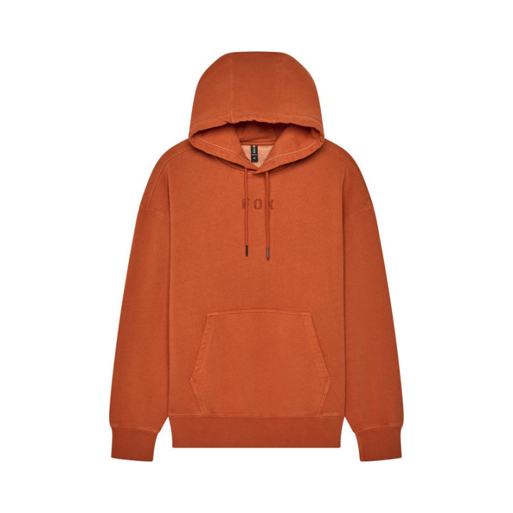 BLUZA Z KAPTUREM FOX WORDMARK OVERSIZED FLEECE