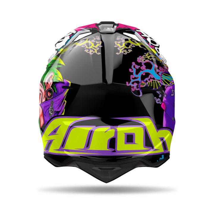 KASK MOTOCYKLOWY AIROH WRAAAP MUSIC GLOSS