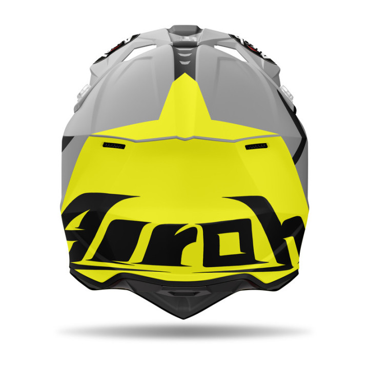 KASK MOTOCYKLOWY AIROH WRAAAP RELOADED YELLOW MATT