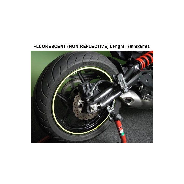 TAŚMA NA FELGĘ KEITI REFLECTIVE STICKER STRIP FLUORESCENT YELLOW