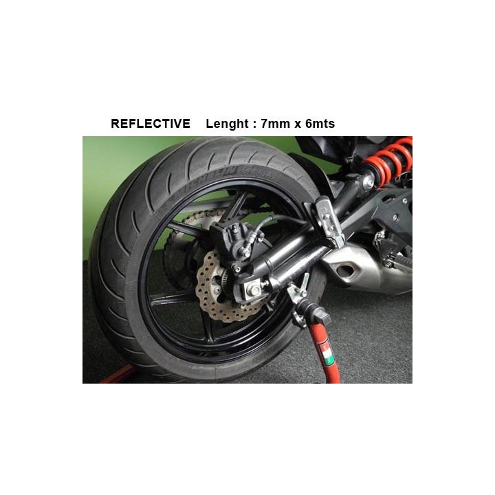 TAŚMA NA FELGĘ KEITI REFLECTIVE STICKER STRIP BLACK