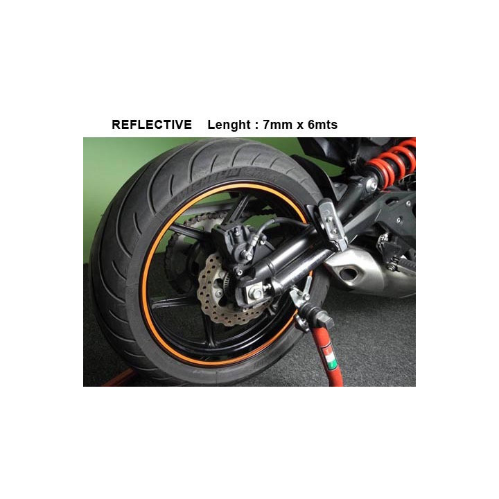 TAŚMA NA FELGĘ KEITI REFLECTIVE STICKER STRIP ORANGE