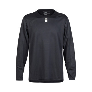 KOSZULKA ROWEROWA Z DŁUGIM RĘKAWEM FOX JUNIOR DEFEND BLACK