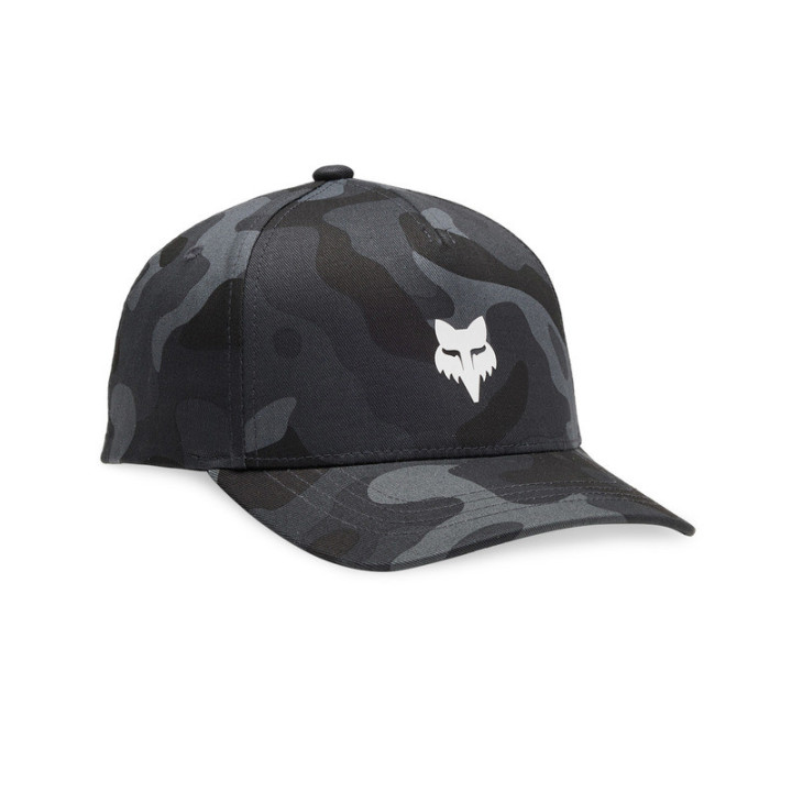 CZAPKA Z DASZKIEM FOX JUNIOR HEAD CAMO 110 SB BLACK CAMO YOS
