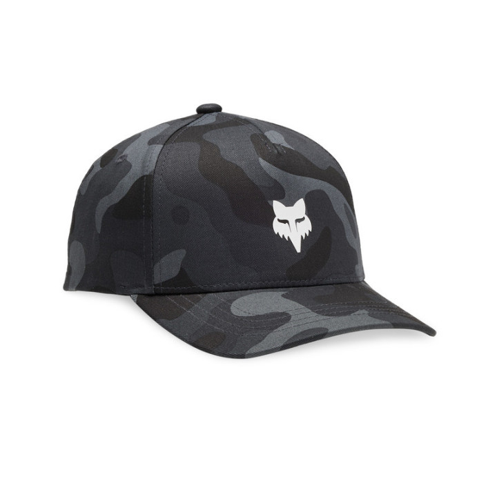 CZAPKA Z DASZKIEM FOX JUNIOR HEAD CAMO 110 SB BLACK CAMO YOS