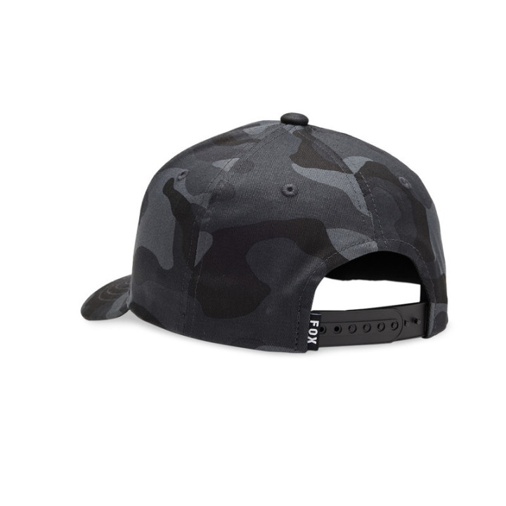 CZAPKA Z DASZKIEM FOX JUNIOR HEAD CAMO 110 SB BLACK CAMO YOS