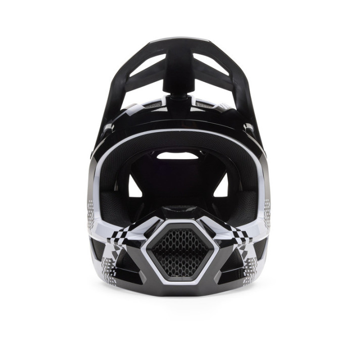 KASK ROWEROWY FOX JUNIOR RAMPAGE DIGI IMG BLACK/WHITE YS