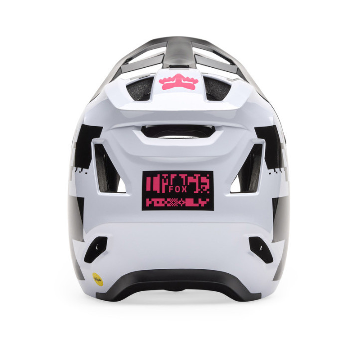 KASK ROWEROWY FOX JUNIOR RAMPAGE DIGI IMG BLACK/WHITE YS