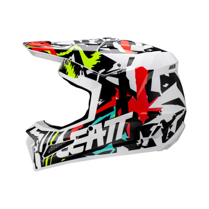KASK MOTOCYKLOWY JUNIOR LEATT MOTO 3.5 ZEBRA