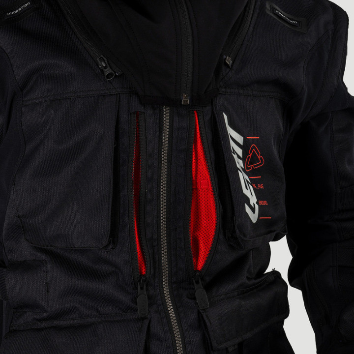 KURTKA MOTOCYKLOWA TEKSTYLNA LEATT MOTO 5.5 ENDURO BLACK