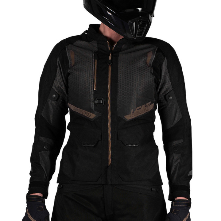 KURTKA MOTOCYKLOWA TEKSTYLNA DAMSKA LEATT ADV FLOWTOUR 5.5 STEALTH