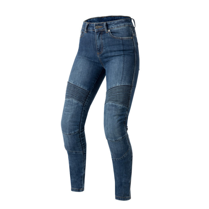 JEANSY MOTOCYKLOWE DAMSKIE OZONE AGNESS 2 WASHED BLUE 44/32
