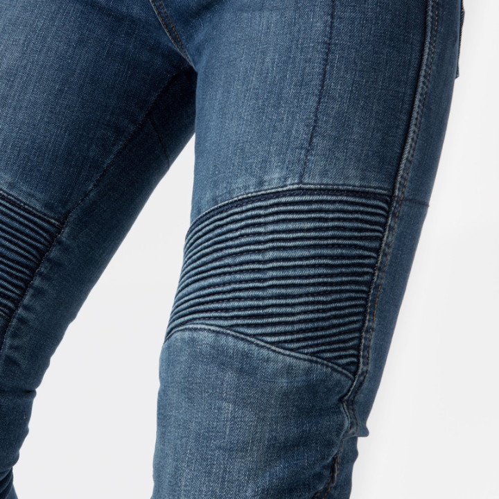 JEANSY MOTOCYKLOWE DAMSKIE OZONE AGNESS 2 WASHED BLUE 44/32