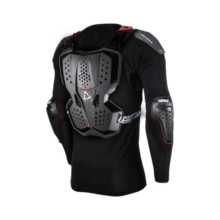 KOSZULKA Z OCHRANIACZAMI JUNIOR LEATT 3.5 BLACK RED (147-159CM) L/XL