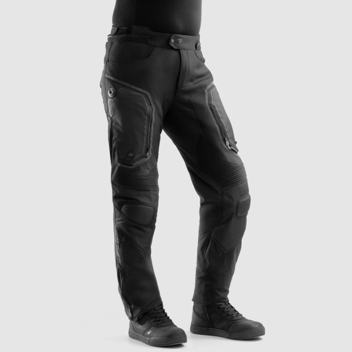 SPODNIE MOTOCYKLOWE TEKSTYLNE REBELHORN BORG 2 BLACK