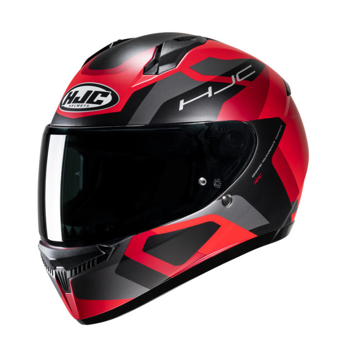 KASK MOTOCYKLOWY HJC C10 TINS BLACK RED