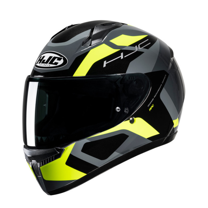 KASK MOTOCYKLOWY HJC C10 TINS GREY YELLOW