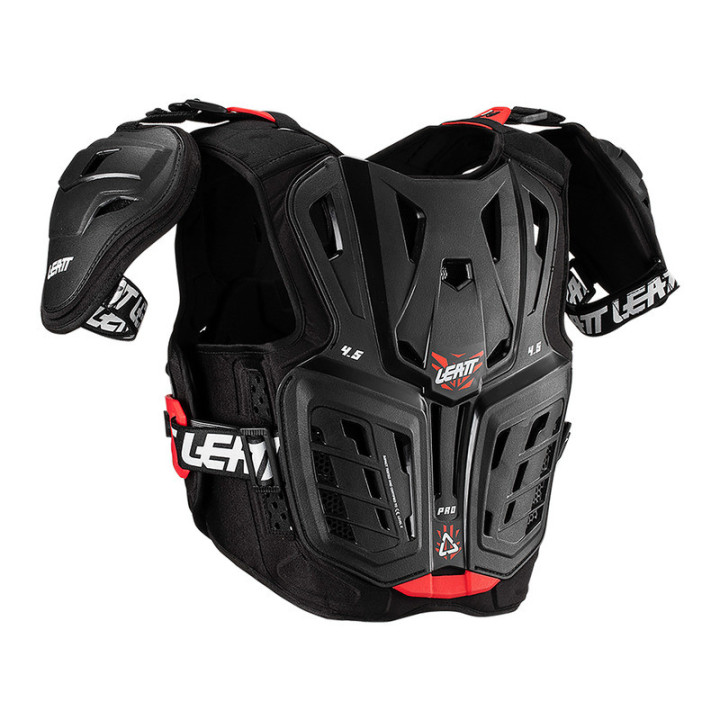 BUZER JUNIOR LEATT 4.5 PRO BLACK RED