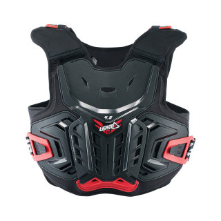 BUZER JUNIOR LEATT PROTECTOR 4.5 BLACK RED