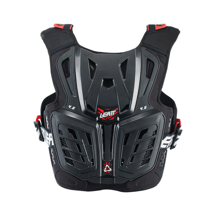BUZER JUNIOR LEATT PROTECTOR 4.5 BLACK RED