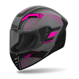 KASK MOTOCYKLOWY AIROH CONNOR ACHIEVE PINK MATT