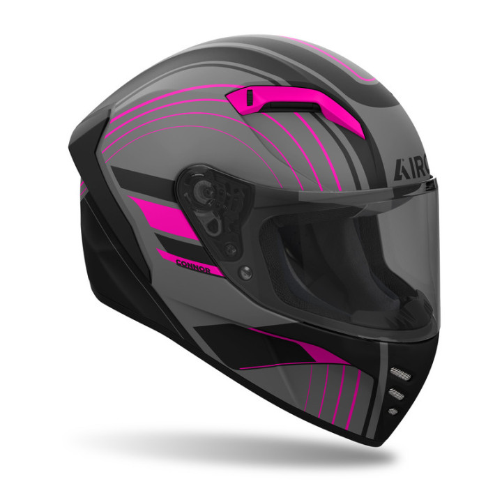 KASK MOTOCYKLOWY AIROH CONNOR ACHIEVE PINK MATT