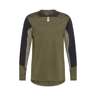 KOSZULKA ROWEROWA Z DŁUGIM RĘKAWEM FOX DEFEND OLIVE GREEN S