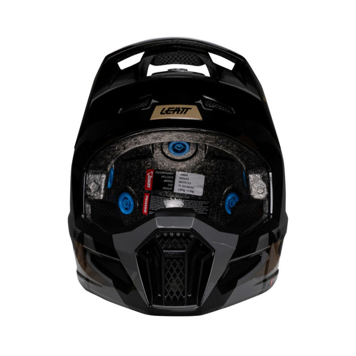 KASK MOTOCYKLOWY Z GOGLAMI JUNIOR LEATT KIT MOTO 3.5 BLACK