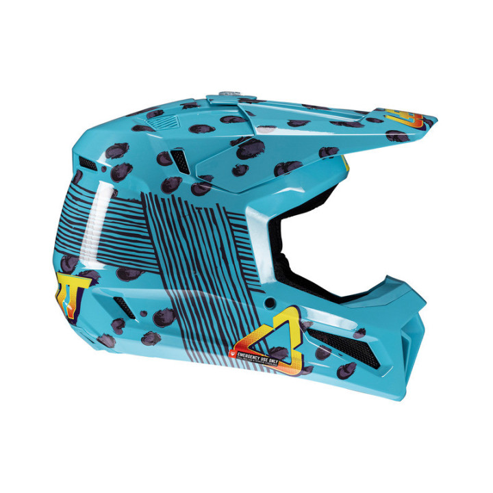 KASK MOTOCYKLOWY Z GOGLAMI JUNIOR LEATT KIT MOTO 3.5 CHEETAH