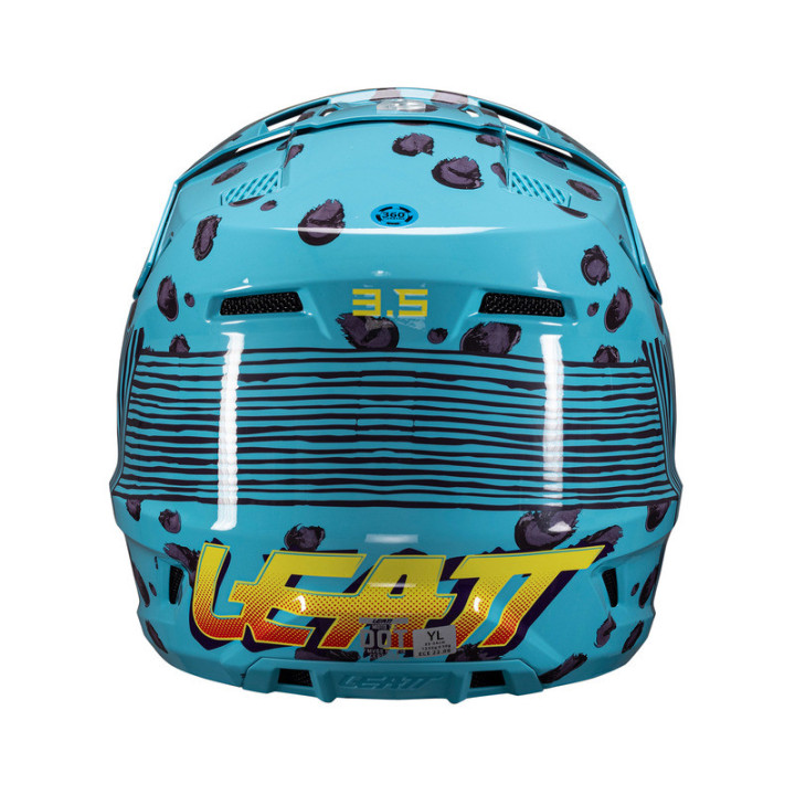 KASK MOTOCYKLOWY Z GOGLAMI JUNIOR LEATT KIT MOTO 3.5 CHEETAH