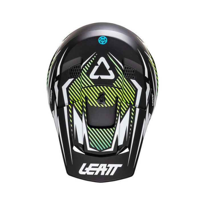 KASK MOTOCYKLOWY Z GOGLAMI JUNIOR LEATT KIT MOTO 3.5 STORM TEAL