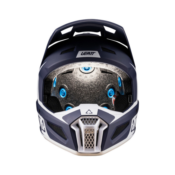KASK MOTOCYKLOWY Z GOGLAMI LEATT KIT MOTO 3.5 BLUE