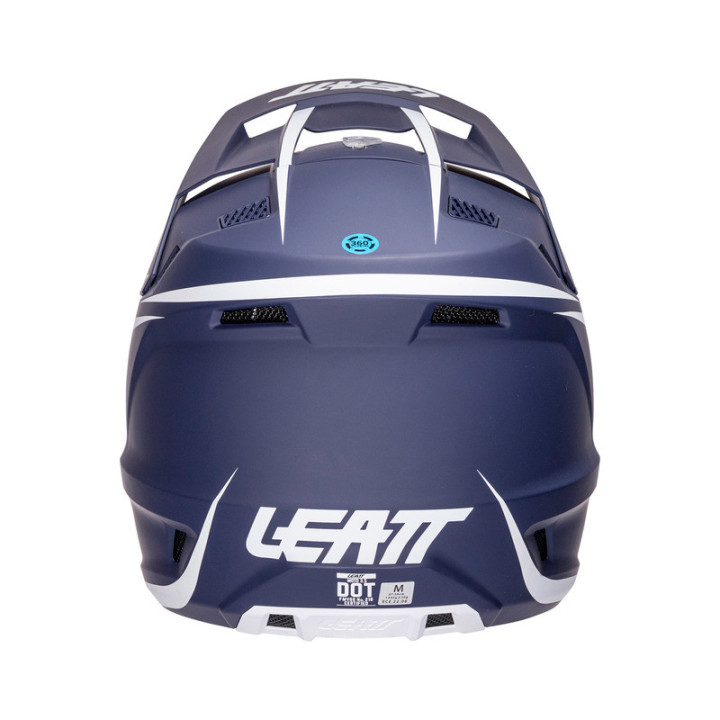 KASK MOTOCYKLOWY Z GOGLAMI LEATT KIT MOTO 3.5 BLUE
